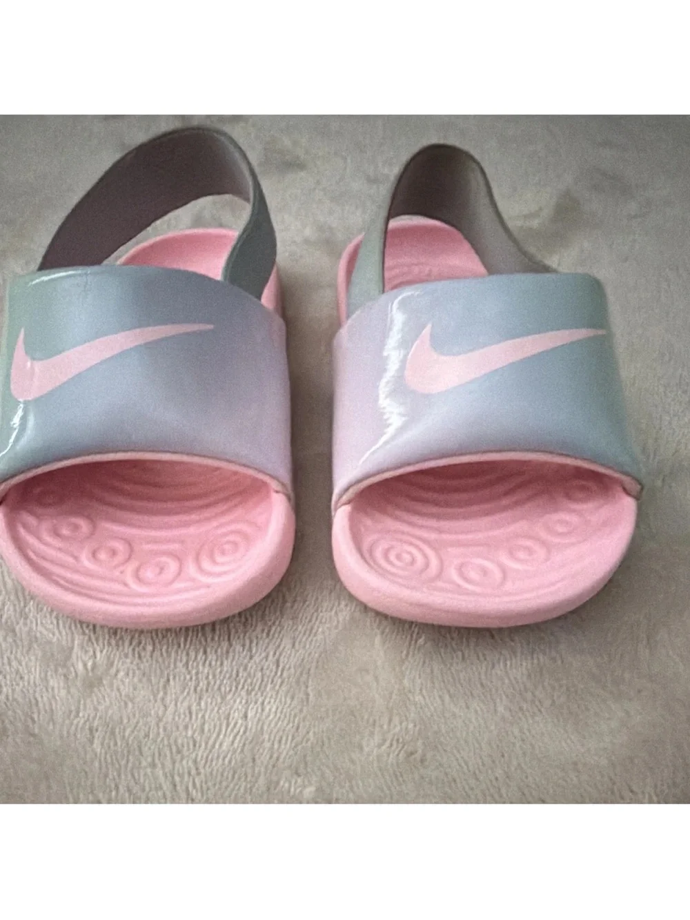 Nike Kids' Pink Slide Sandals, Toddler Size 6